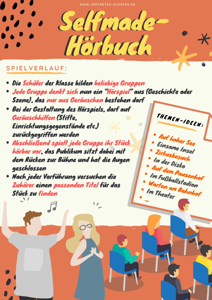 Unterrichtsidee Vertretung: Selfmade-Hörbuch